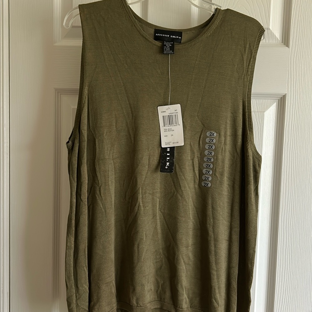 Women’s August Silk Sleeveless Top